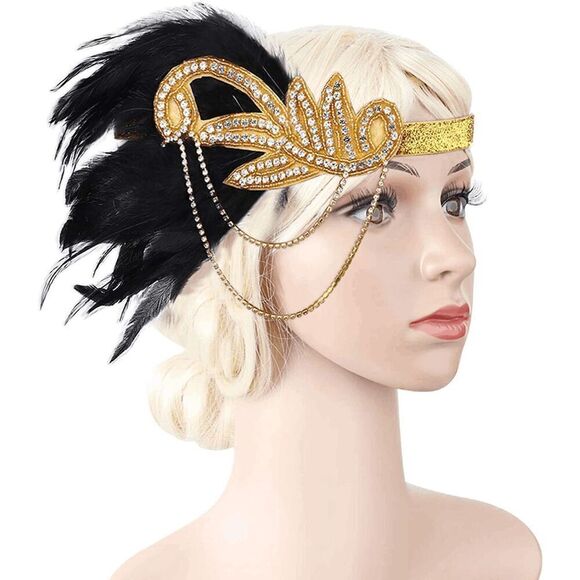 ✨ 6PCS 1920s Accessories Flapper Great Gatsby Vintage Retro Costume Set NEW - Picture 2 of 16